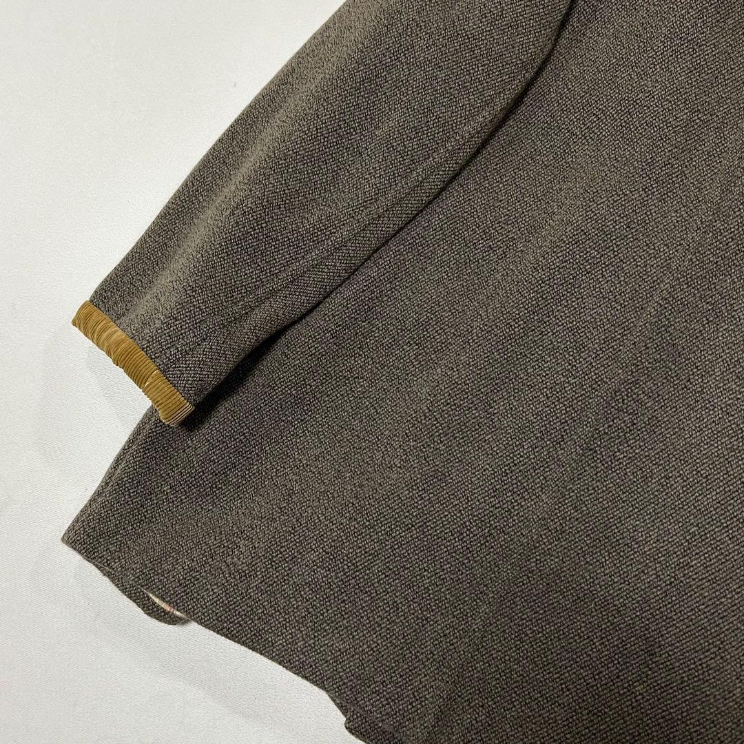 90s イタリア製 カシミヤ ウール ツイード テーラードジャケット 2way