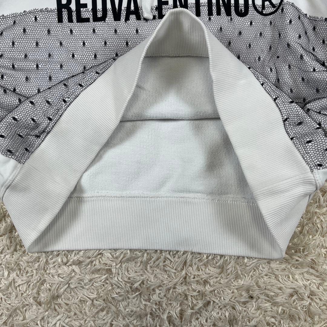 RED VALENTINO レッドヴァレンティノ レース 長袖 パーカー XS