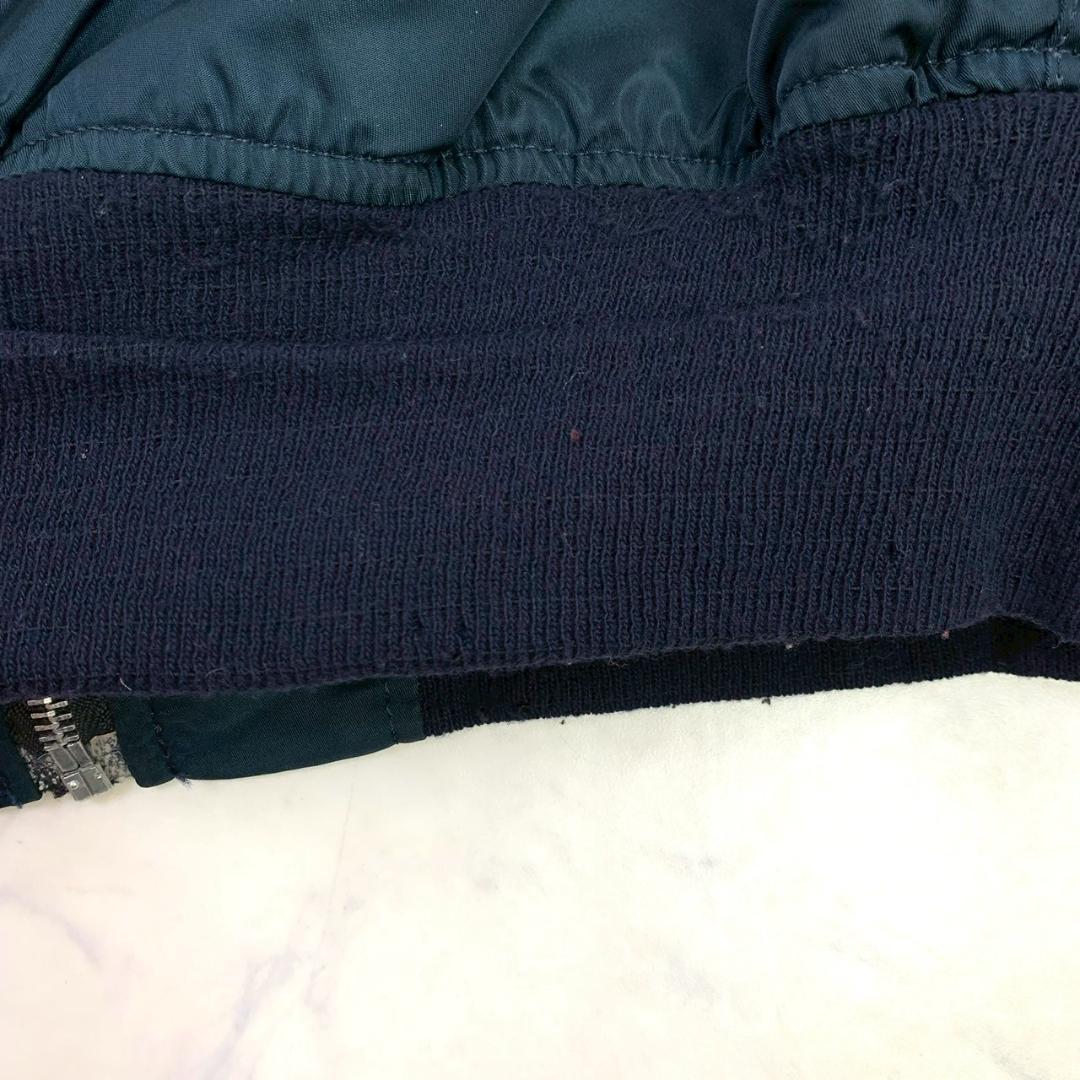 90s USA製 アルファ L-2B フライトジャケット 紺 XL　D479