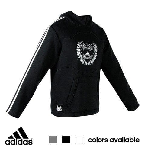 adidas・アディダス　スタイリッシュ　　ロングスリーブプルオーバーパーカー