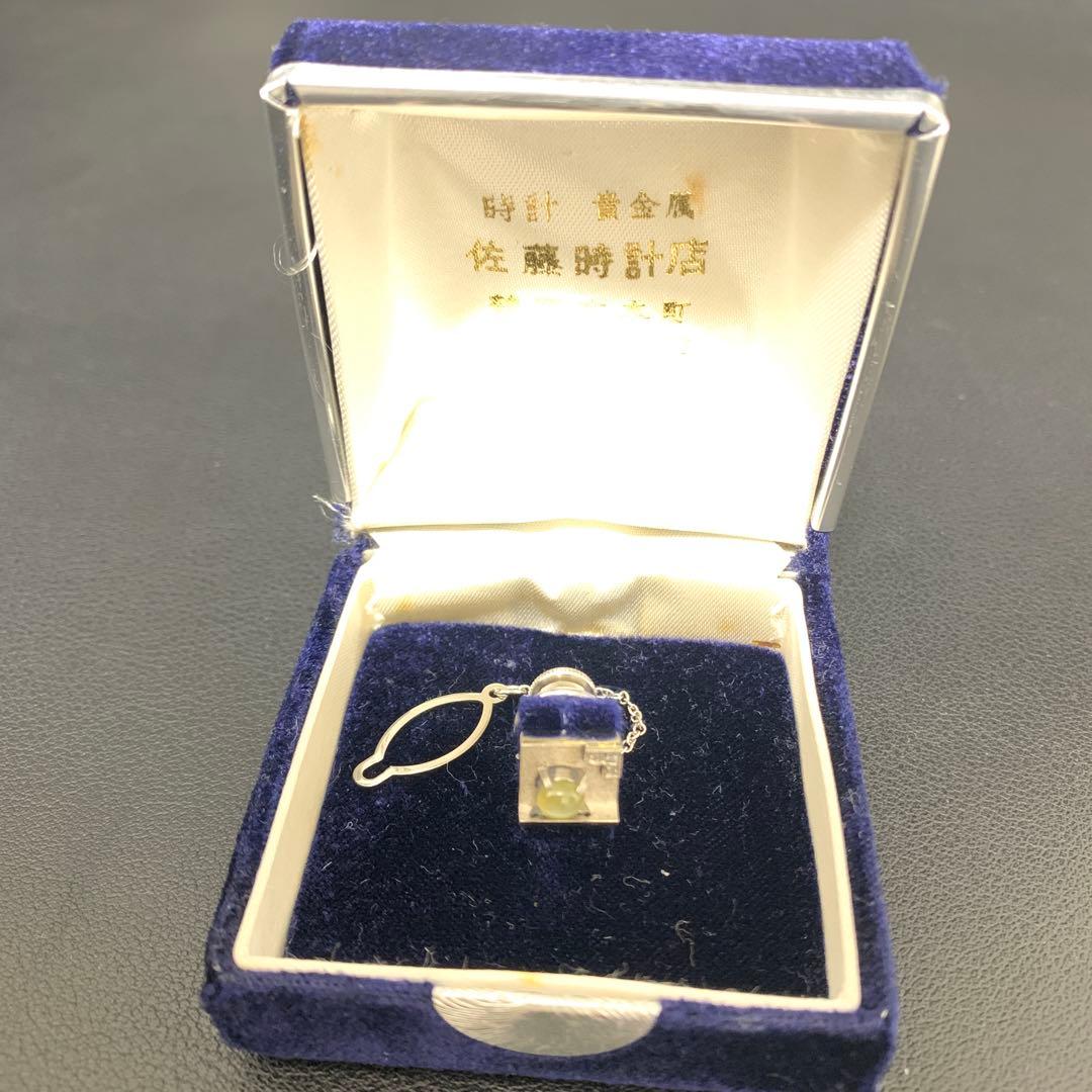 宝石付きネクタイピン