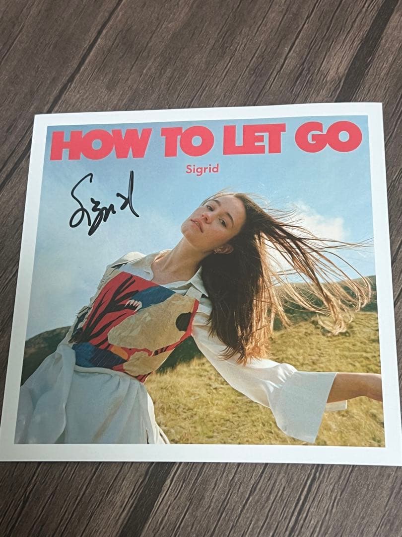 【直筆サイン付】シグリッド ハウ・トゥ・レット・ゴー(ジャパン・エディション)