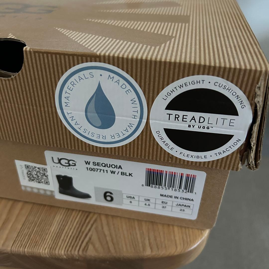 新品未使用 UGG W SEQUOIA ブラック アグ　セコイア ブーツ