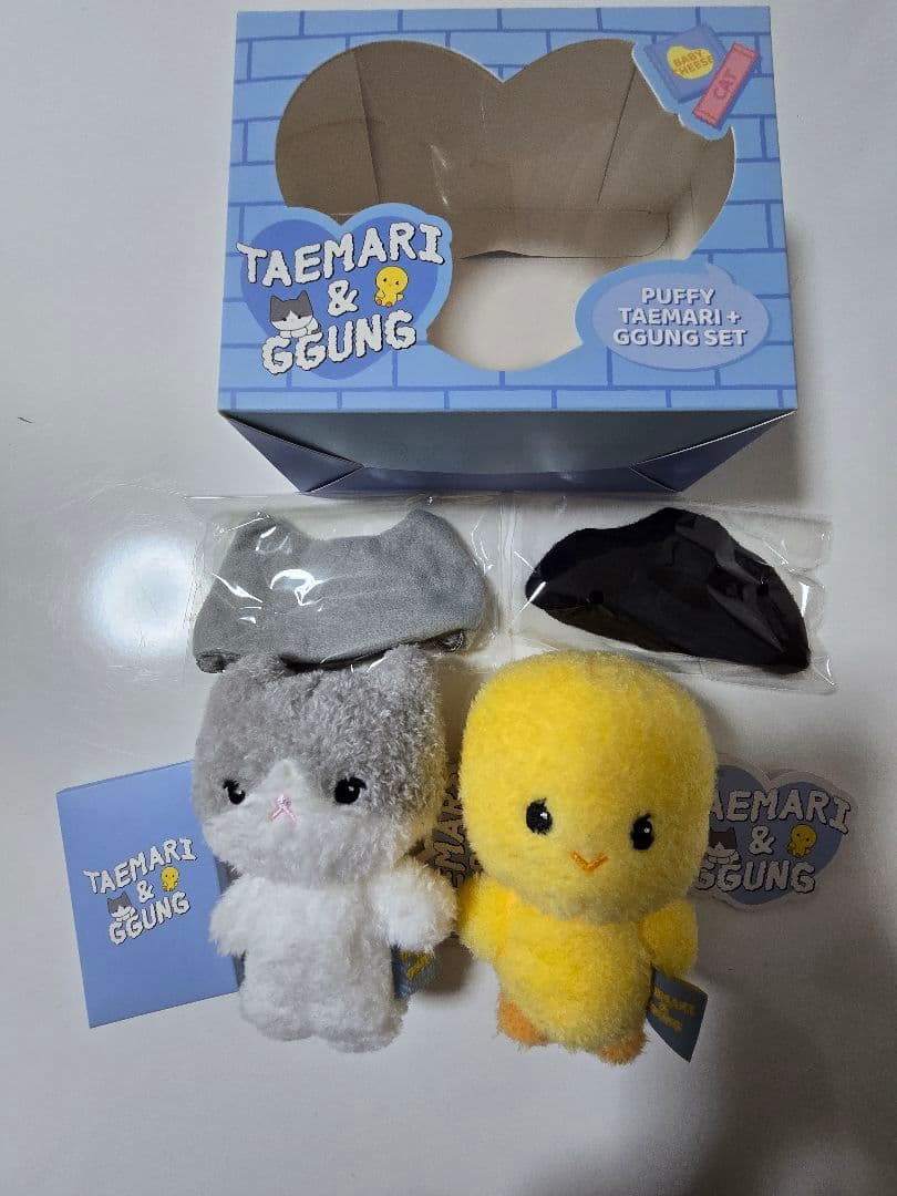 SHINee テミンTAEMARI & GGUNG ぬいぐるみセットとステッカー