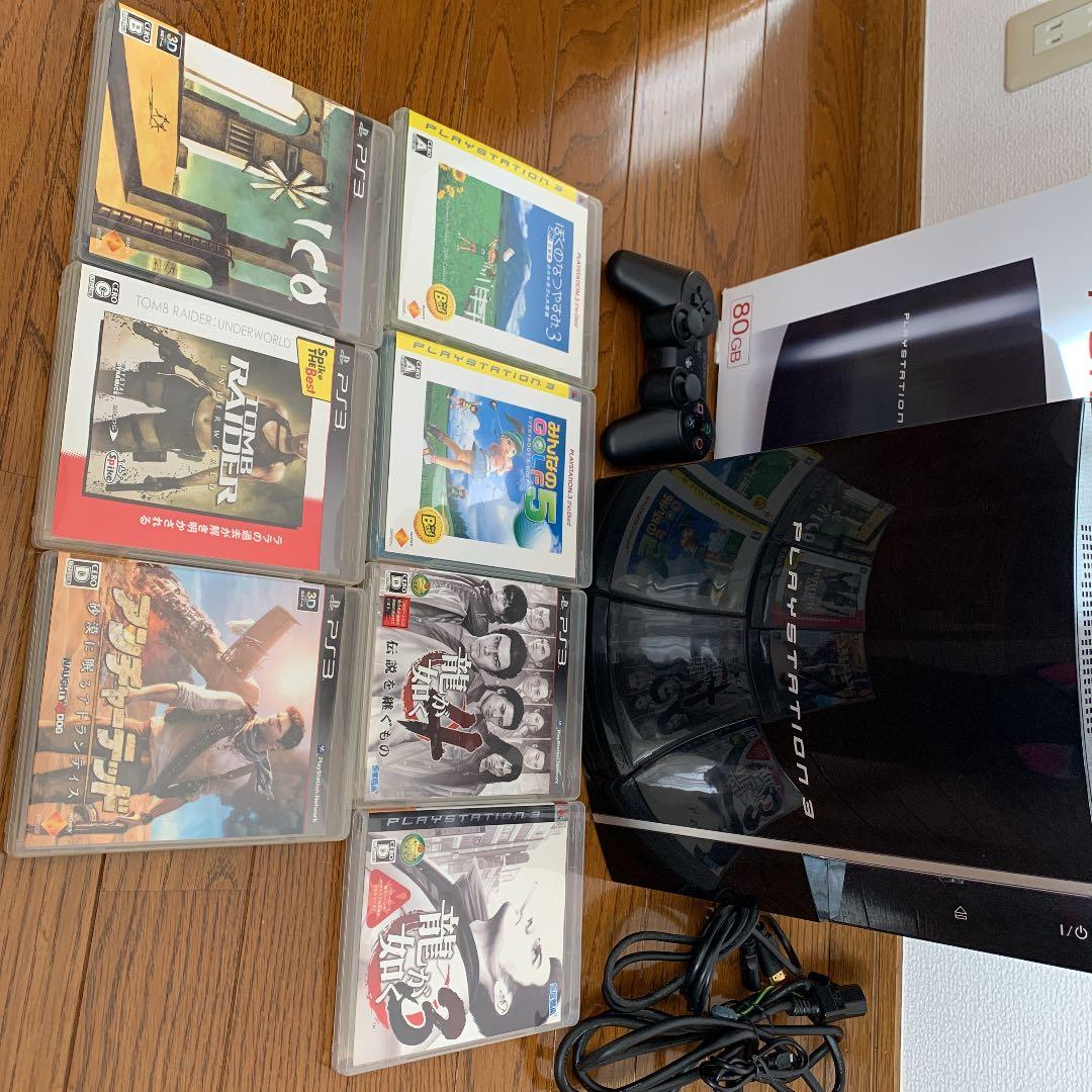 SONY PlayStation3 CECHL00 ソフト7本セット