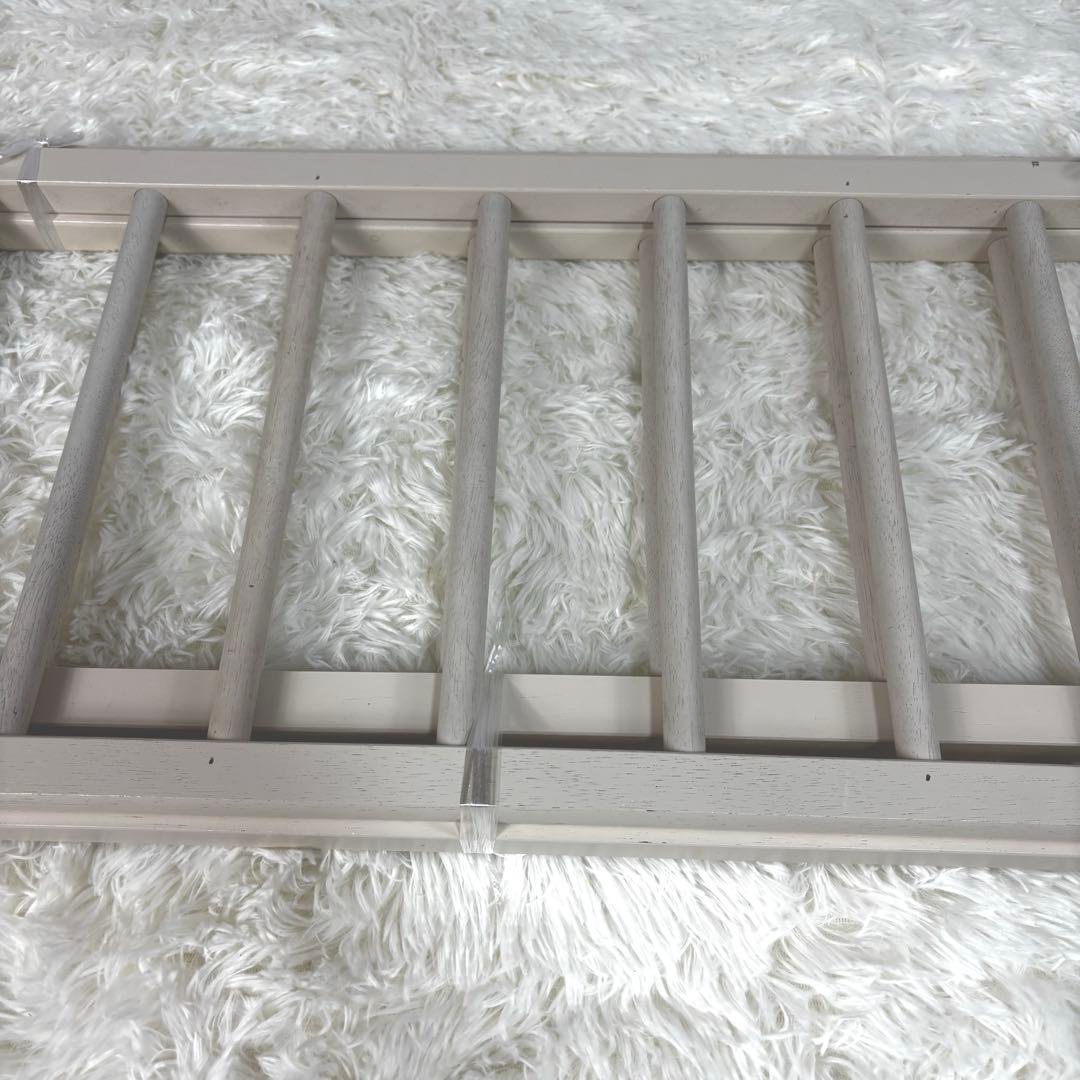 『送料無料』キンタロー　ハイタイプベビーベッド ミニ ポム ヌーベル ホワイト