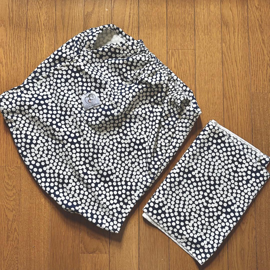 【試着のみ】Pikimama 抱っこ紐 Mサイズ 水玉模様