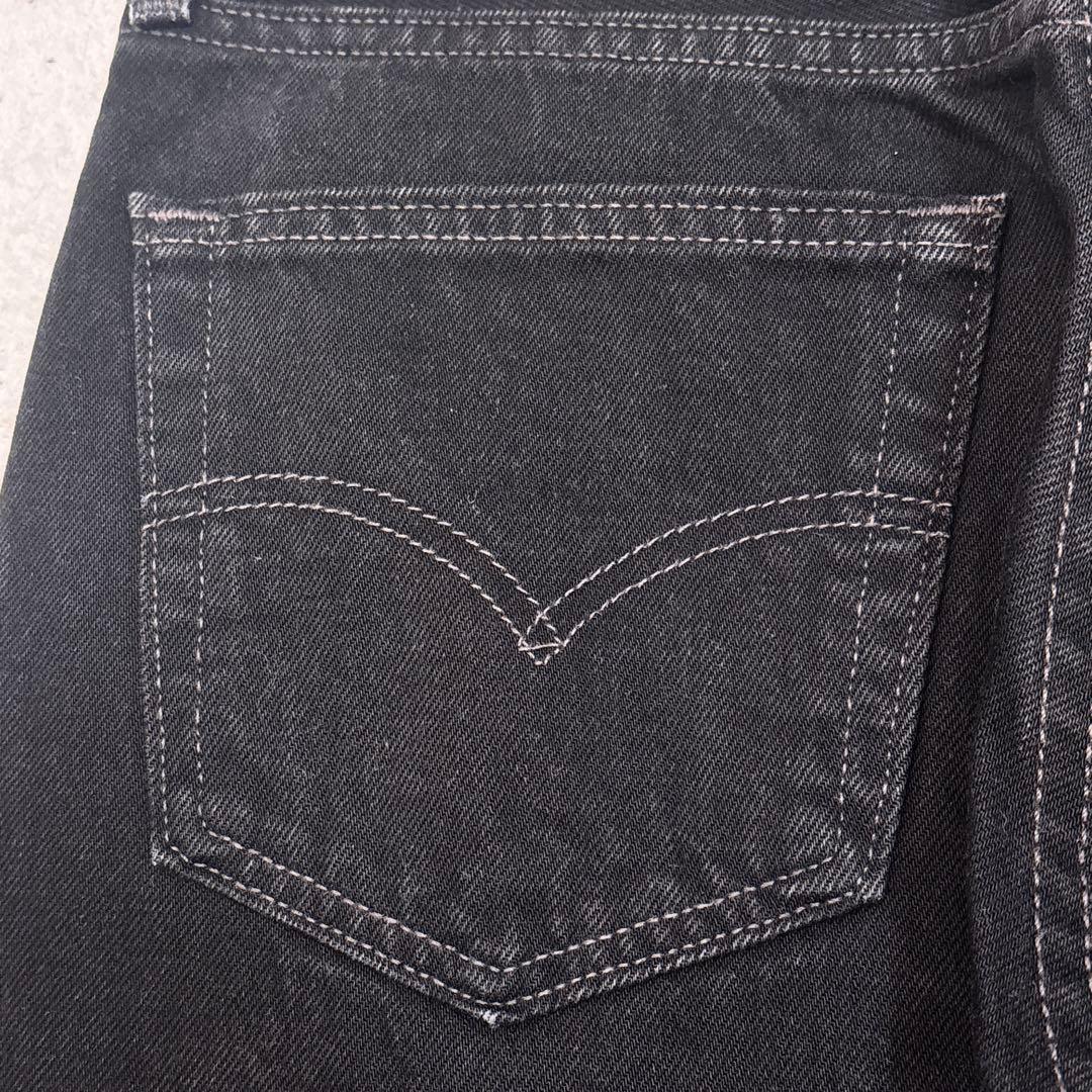 美品 Levi's 501-0660 USA製 後染 ブラック W32