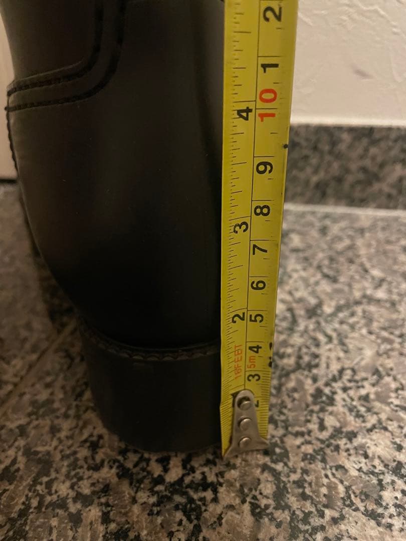 melissa ブラック レインブーツ