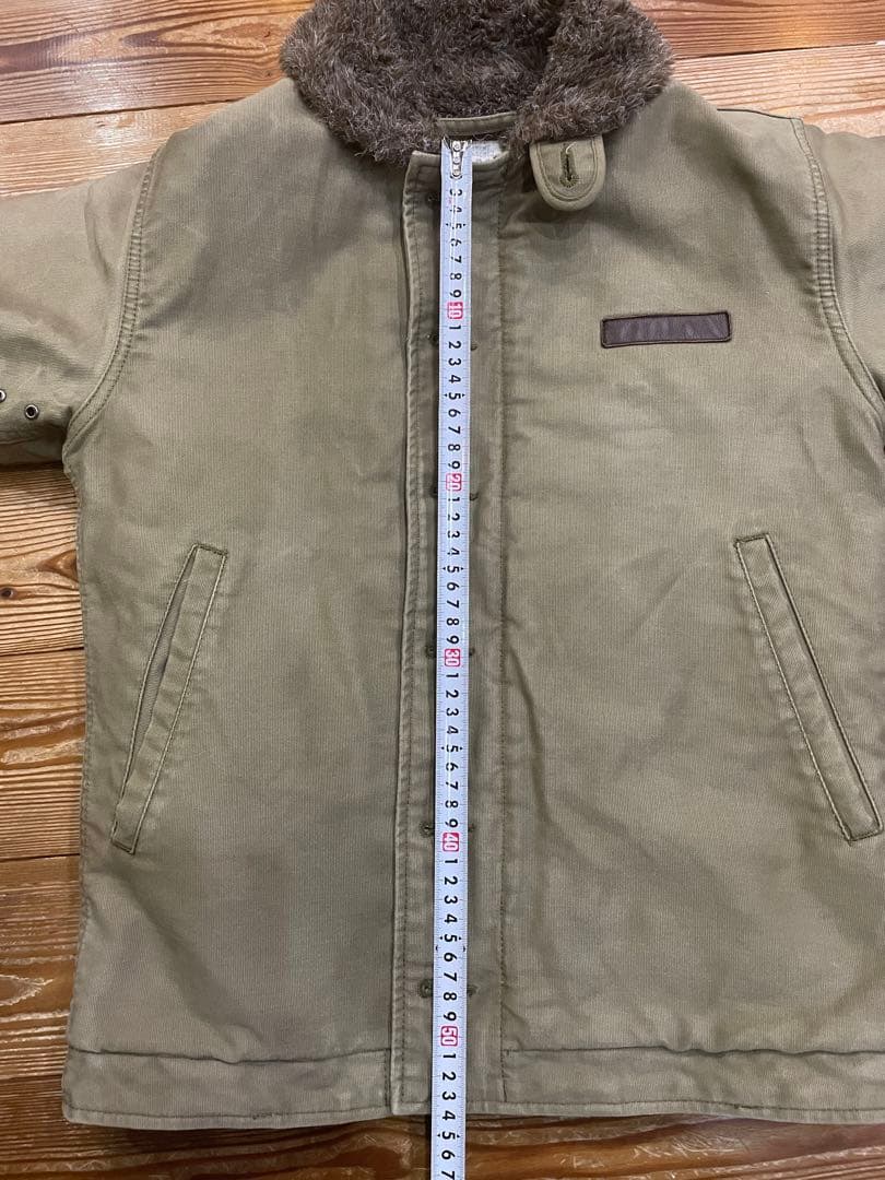 U.S. NAVY ミリタリージャケット カーキ サイズ36