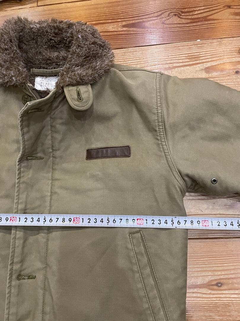U.S. NAVY ミリタリージャケット カーキ サイズ36