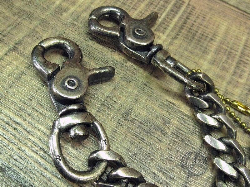 廃盤 未使用 三軒茶屋 US アス ダブルクリップ ヘビーゲージ キーチェーン