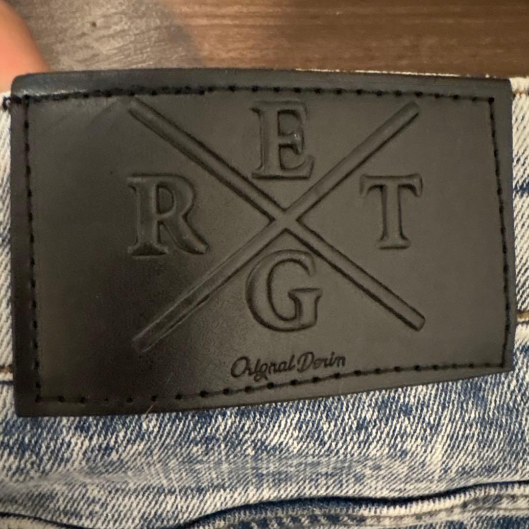 REGT ダメージ加工 スキニーデニムパンツ