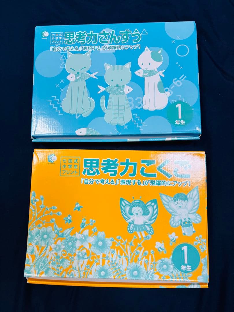 しちだ式 小学生プリント 1年生 思考力 こくご さんすう 七田式 入学準備