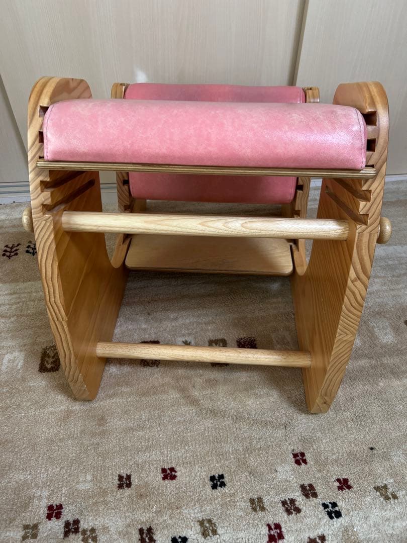 バランスチェア　学習椅子　プロポーションチェア　Keepy 宮武製作所　ピンク