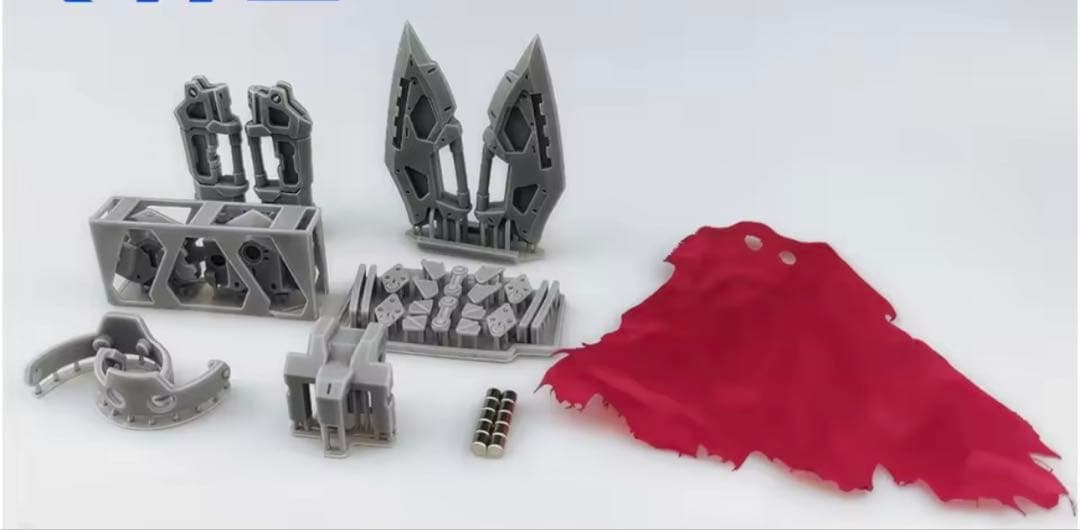 【海外製】　MGSD　バルバトスレクスルプス　ブーメラン　マント　ガレージキット