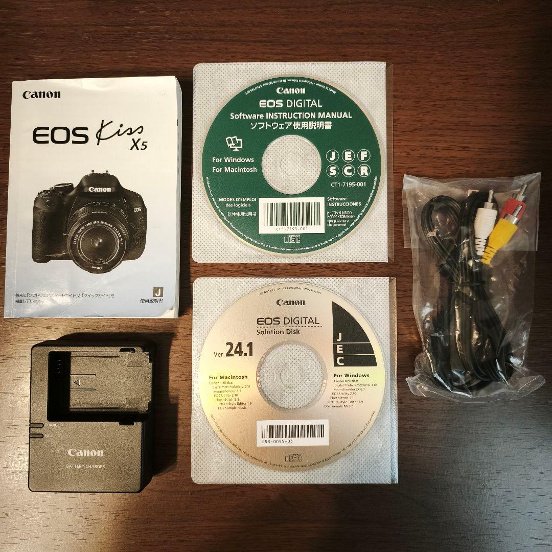 【中古完動品】Canon EOS Kiss X5 デジタル一眼レフカメラ