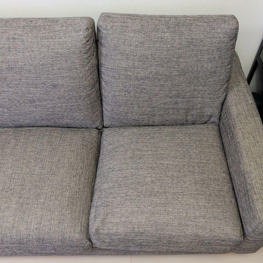 【東京都】ニトリ 布張りカウチソファ Nポケット A7 3人掛け FM-MO