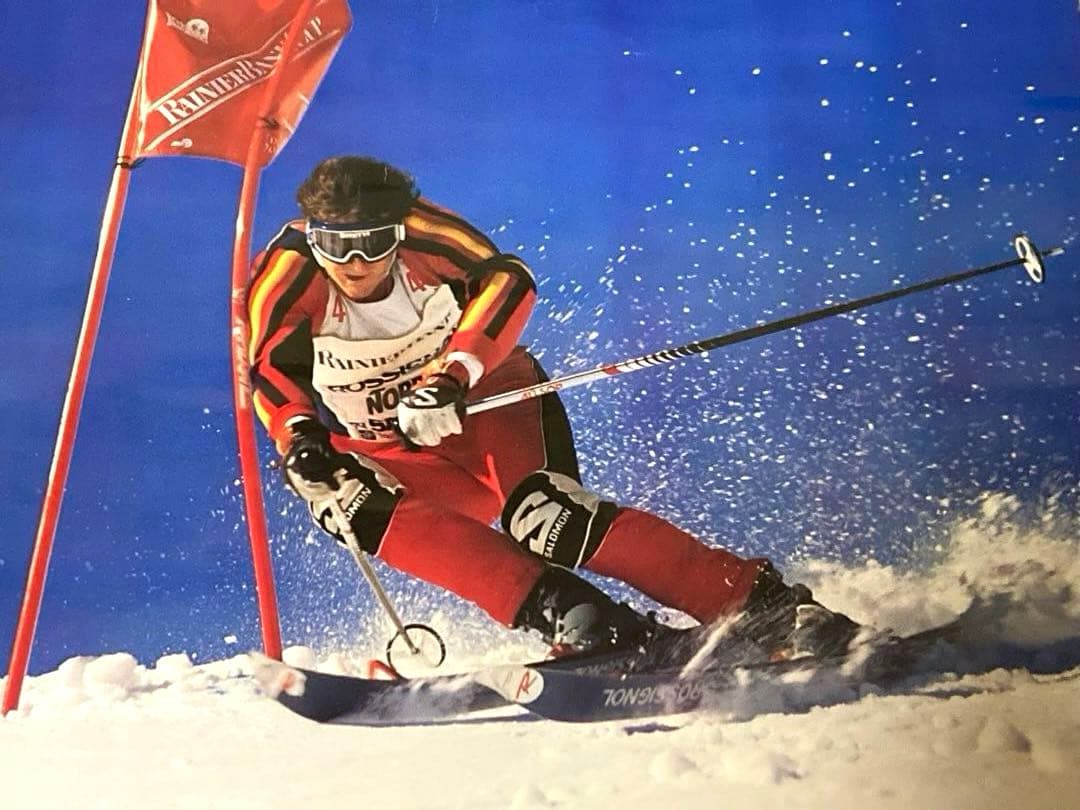 非売品 80年代 三井物産スポーツ サロモン スキー ポスター レトロ 当時物