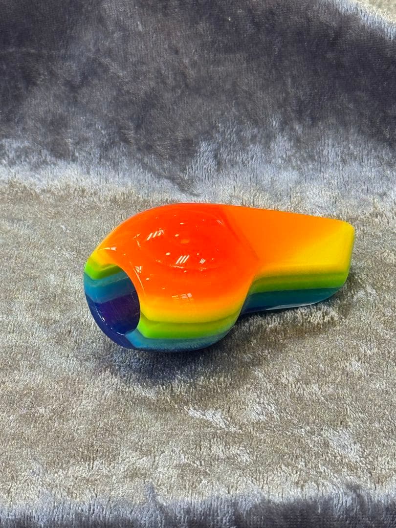 三線バチ　ド派手レインボー