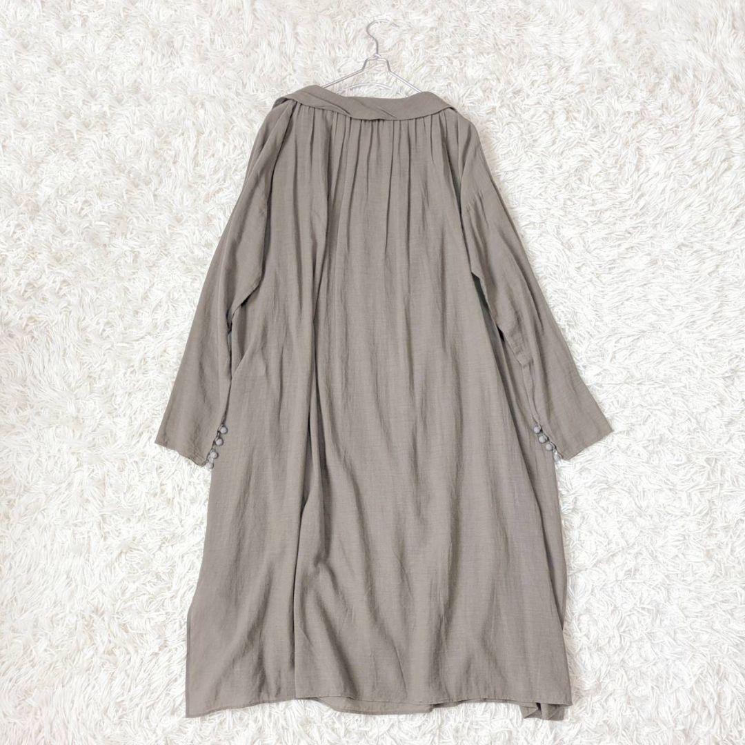 ARTS&SCIENCE【コットン&カシミヤ】長袖チュニック丈ワンピース 春秋冬