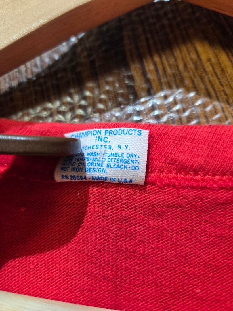 Champion　フットボール　バータグ　70s vintage