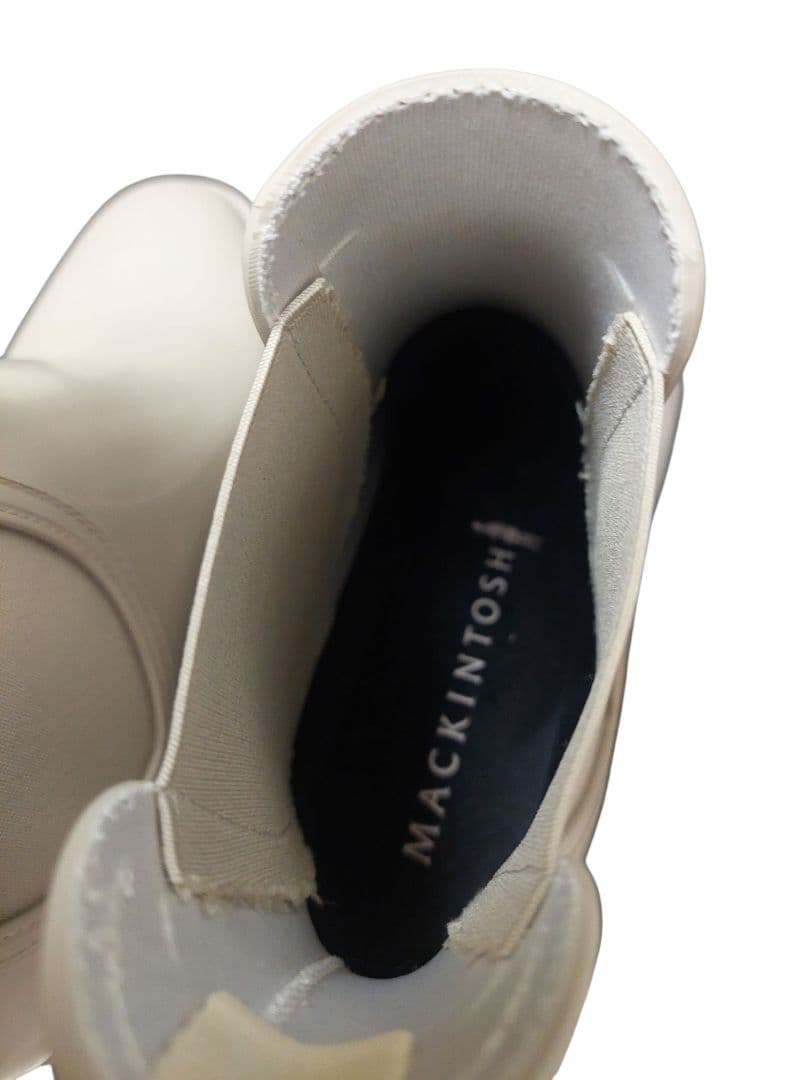 マッキントッシュ レインブーツ 38 ベージュ 　2024