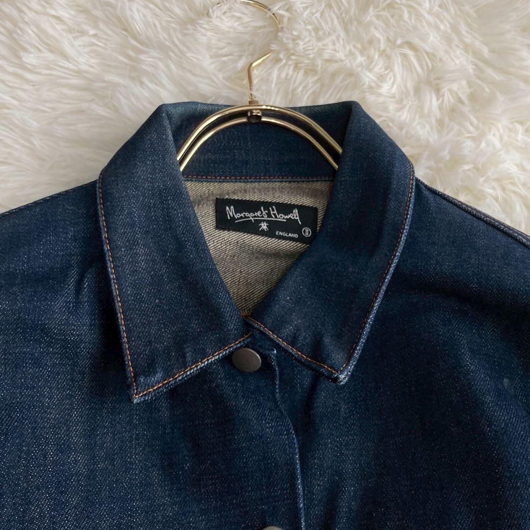 Margaret Howell Gジャン インディゴブルー 2 カジュアル