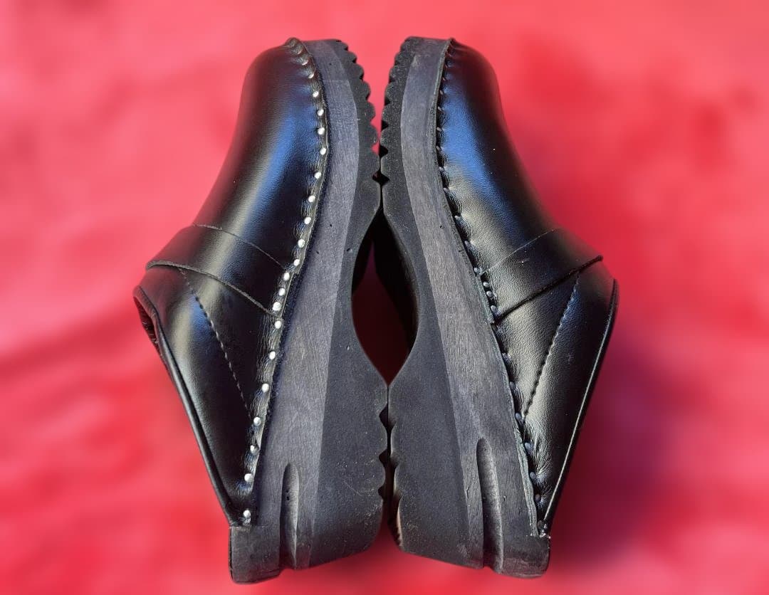 Y*ー様 値下げ中TROENTORP（トロエントープ）/サボ/ 黒/37/本革