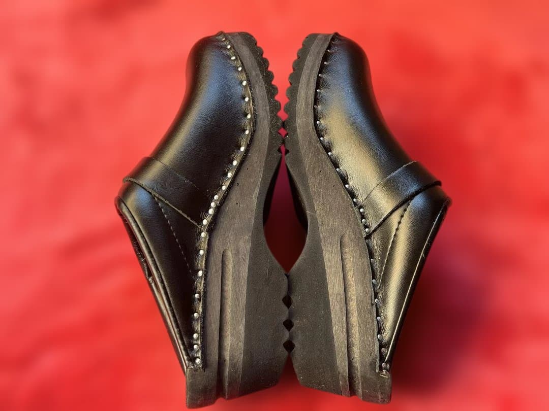 Y*ー様 値下げ中TROENTORP（トロエントープ）/サボ/ 黒/37/本革