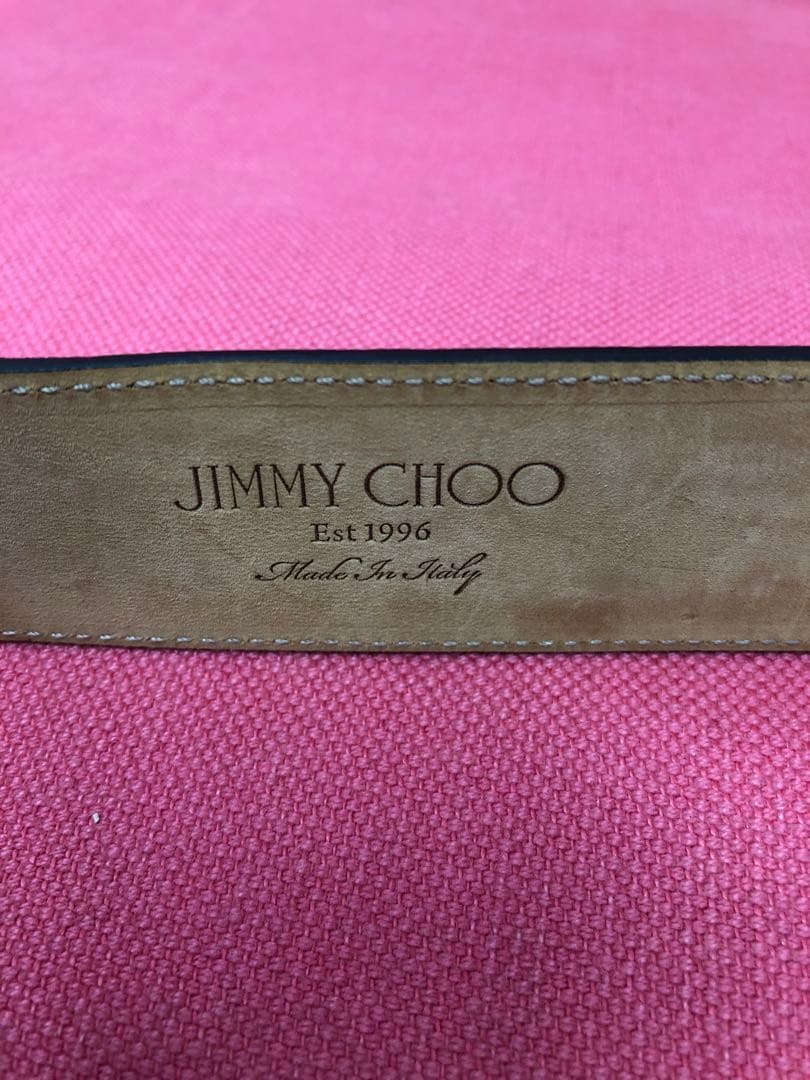 JIMMY CHOO ジミーチュウ　スタッズ付きレザーベルト