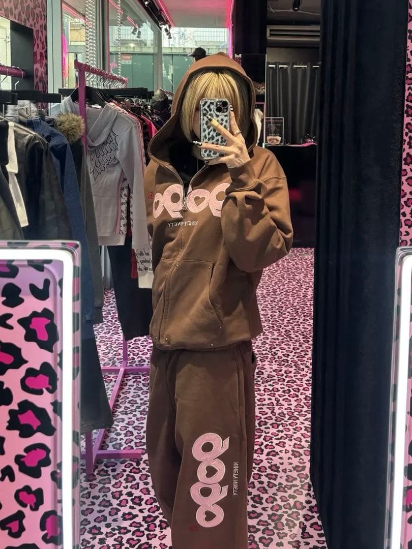 トップス 9090 OG Logo Valentine Zip Hoodie