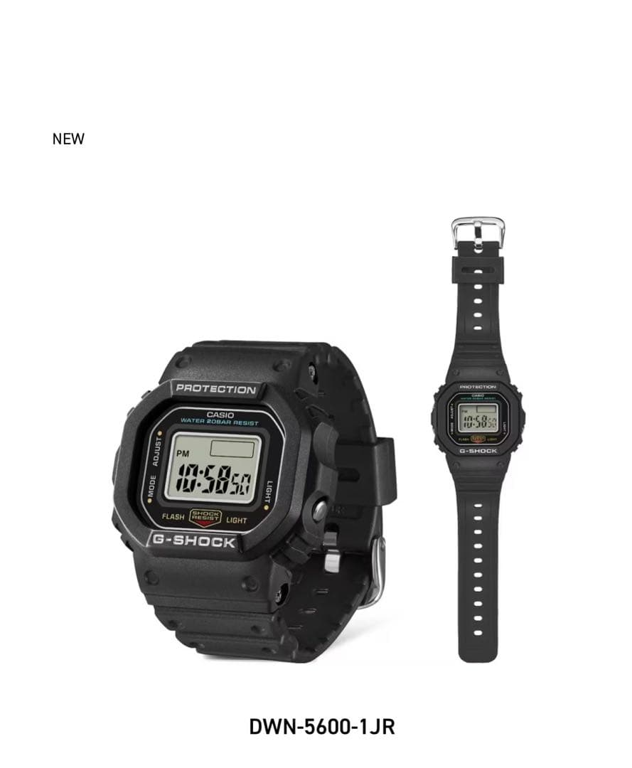 DWN-5600-1JR G-SHOCK nano ブラック