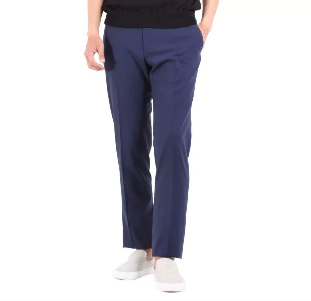 定価3.9万 インコテックス ハイコンフォート ジャージー ノープリーツ パンツ