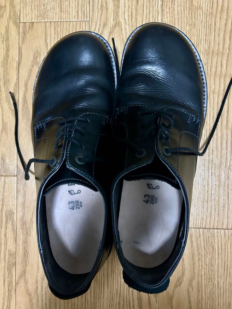 BIRKENSTOCK ブラックドレスシューズ 43 28センチ　箱無し