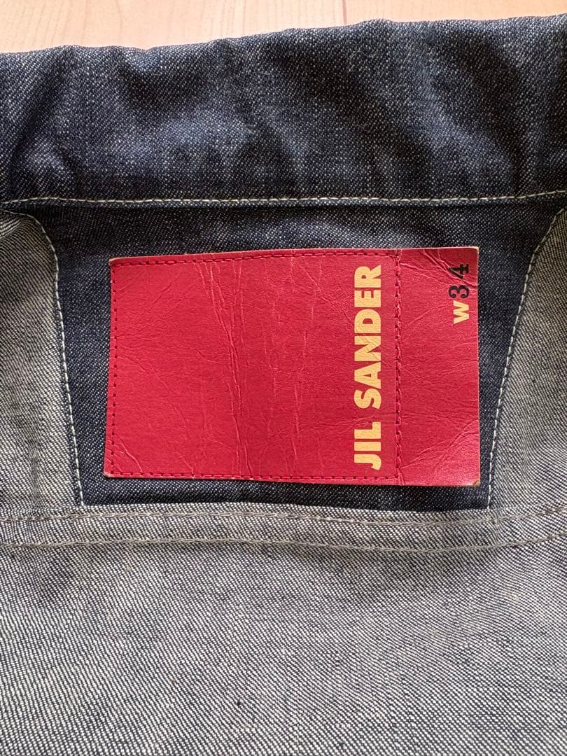 【美品】JIL SANDER デニムジャケット 濃紺 W34