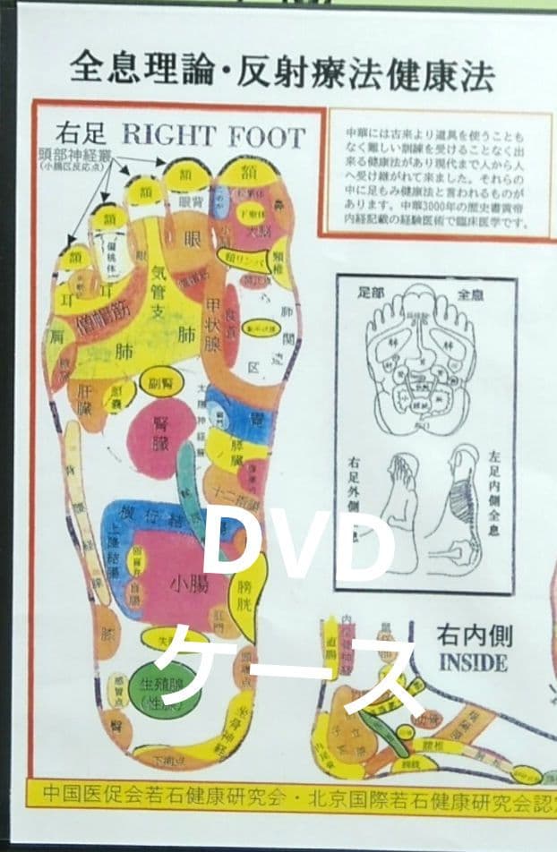 A5：足つぼ 学ぶ（DVD足部反射療法2級上編）+テキスト+チャートset