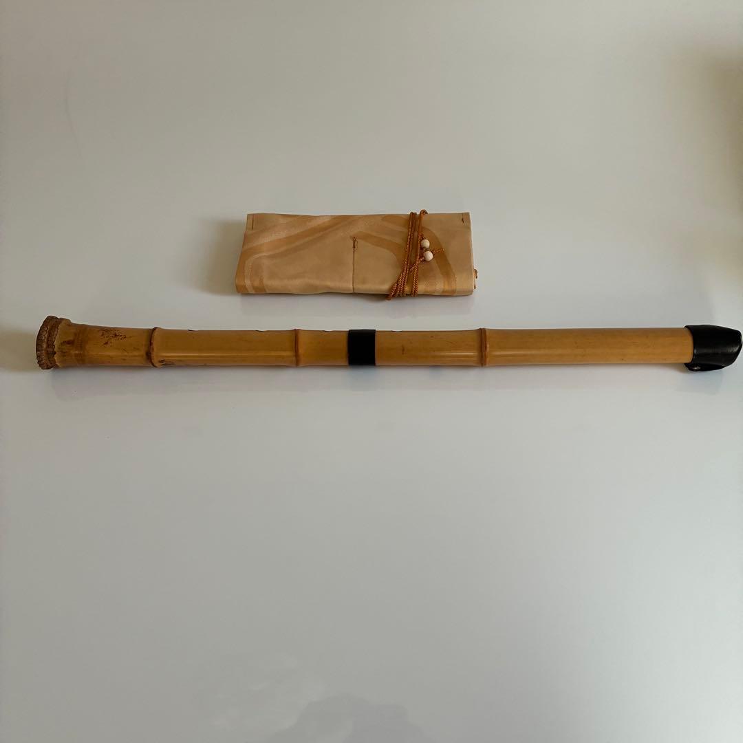 尺八　２代目河野玉水　都山流２尺１寸正寸管(伝統調律)