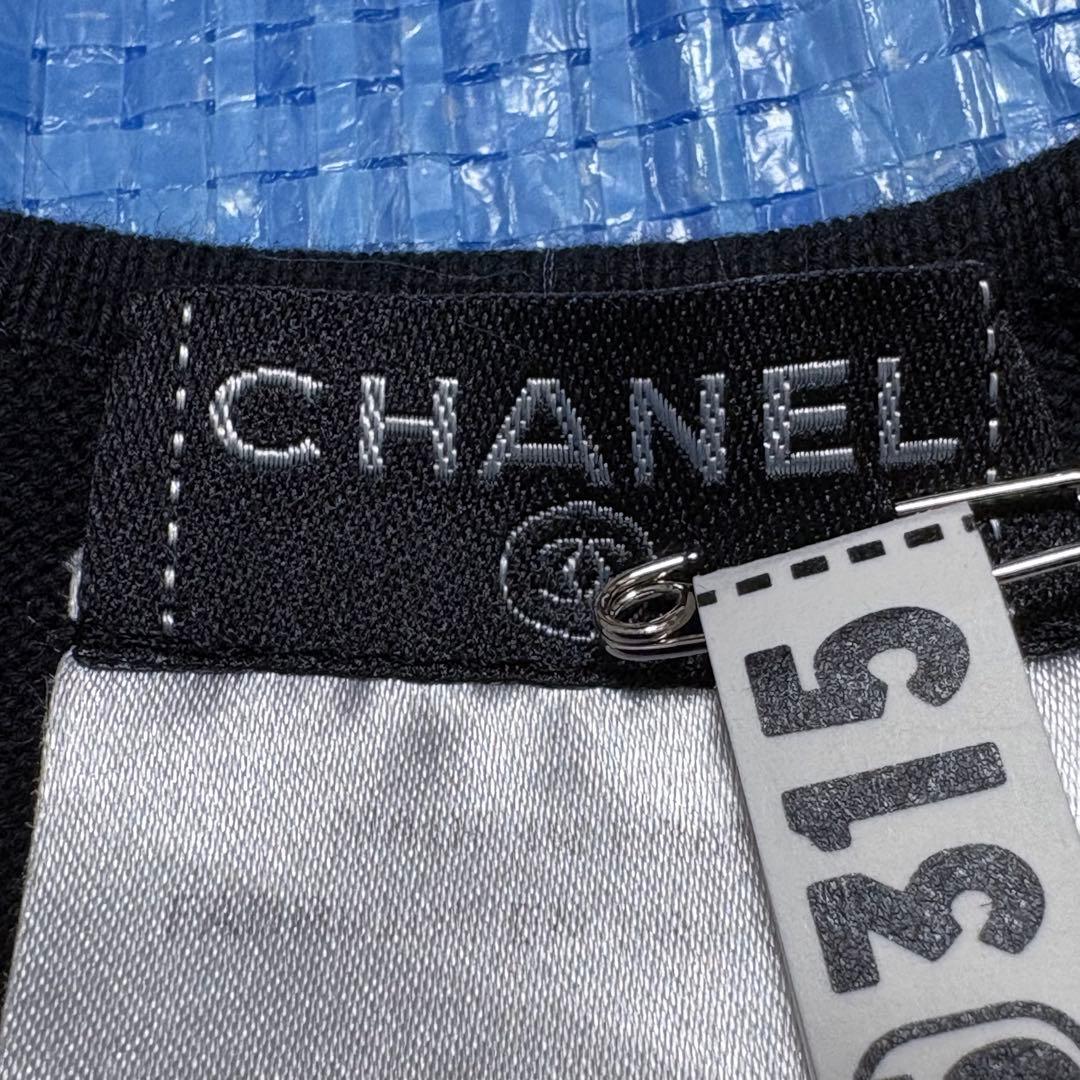 CHANEL★シャネル⬛︎コットンニット⬛︎ロンT⬛︎長袖⬛︎薄手⬛︎ココマーク⬛︎ブラック