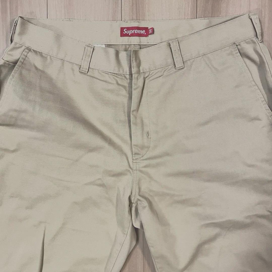 Supreme Work Pant 36 Khaki カーキワークパンツ