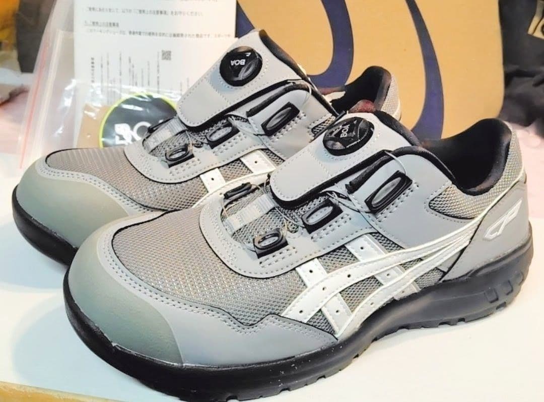 ASICS BOA グレー安全靴