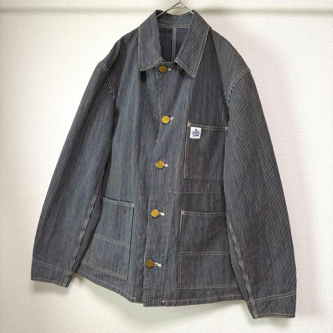 【希少 入手困難】テンダーロイン ヒッコリー カバーオール 長袖 ストライプ