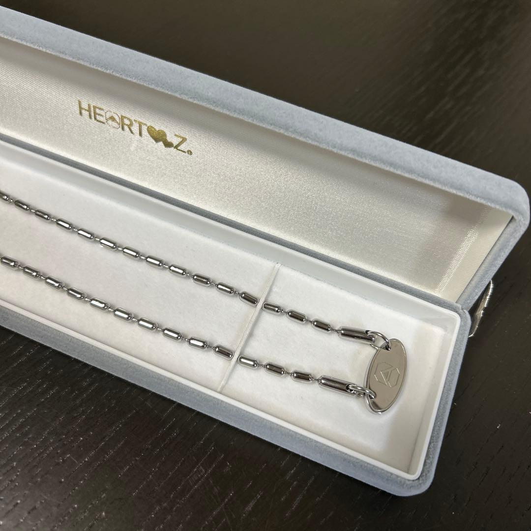 ハーツ メタリックネックレスII(ツー) 43㎝ ハーツ加工 周波数 男女兼用