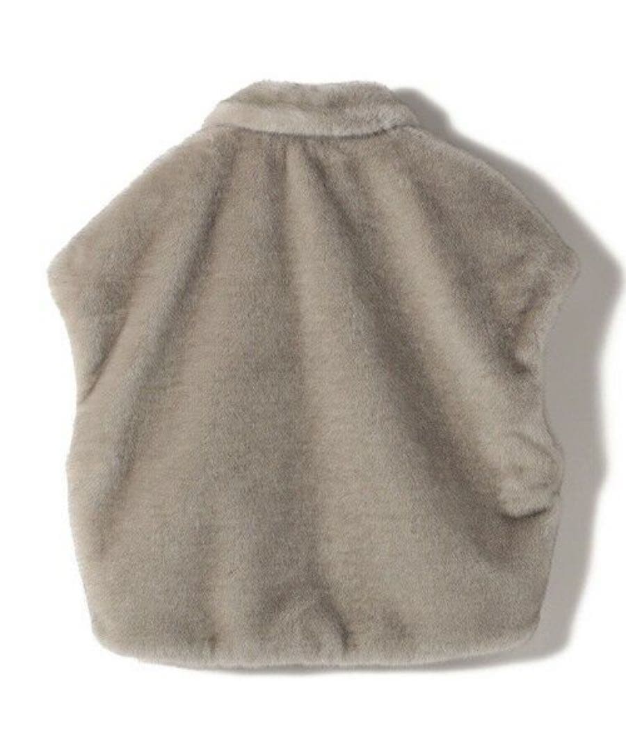 未使用　シップス グラデーション ファージップ ベスト グレー WEB限定