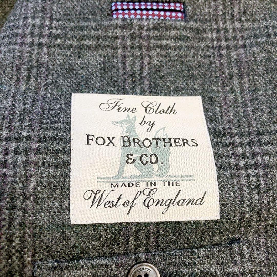 【FOX BROTHERS】HACKETT　テーラード　フランネル　チェックXL