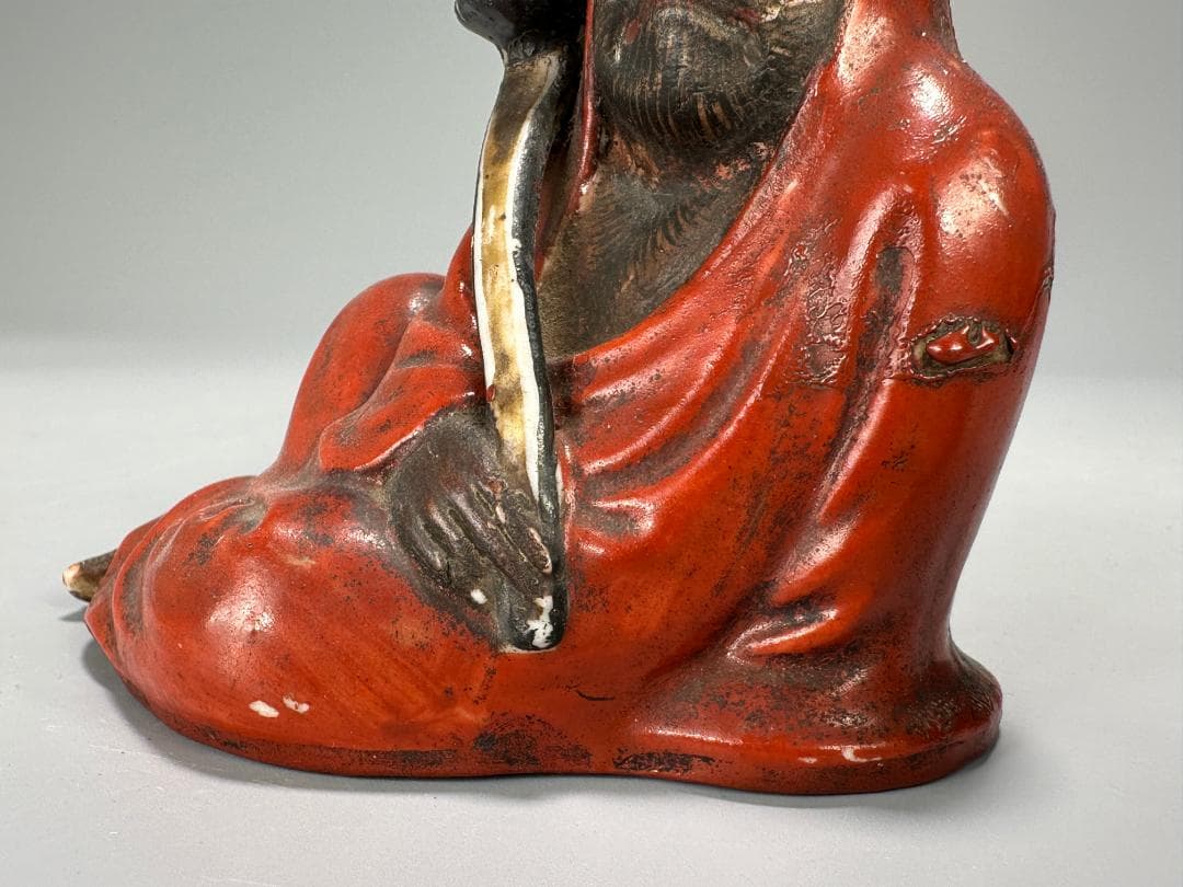 だるま　達磨　焼物　置物　時代　古物