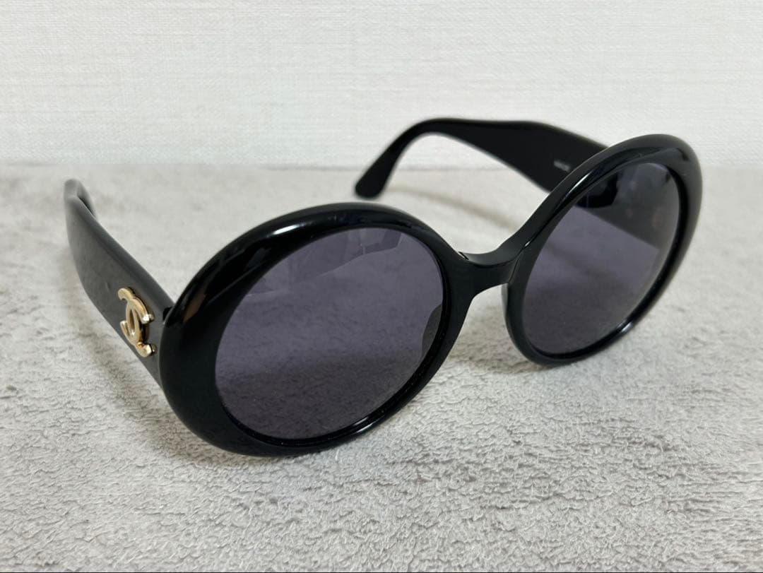 【ヴィンテージ】CHANEL ラウンド　サングラス　0014-10 ココマーク