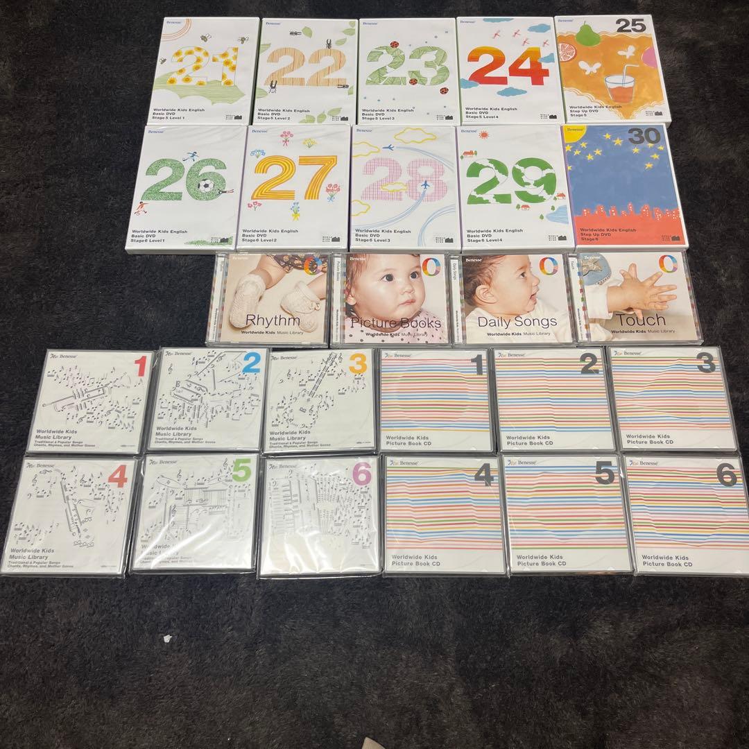 Benesse WORLD WIDE KIDS英語教材　DVD&CD