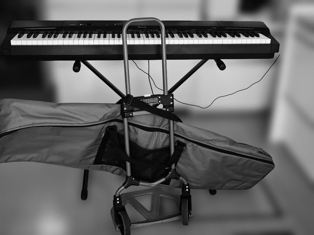 CASIO Privia PX-160 電子ピアノ ケース・スタンド・台車付