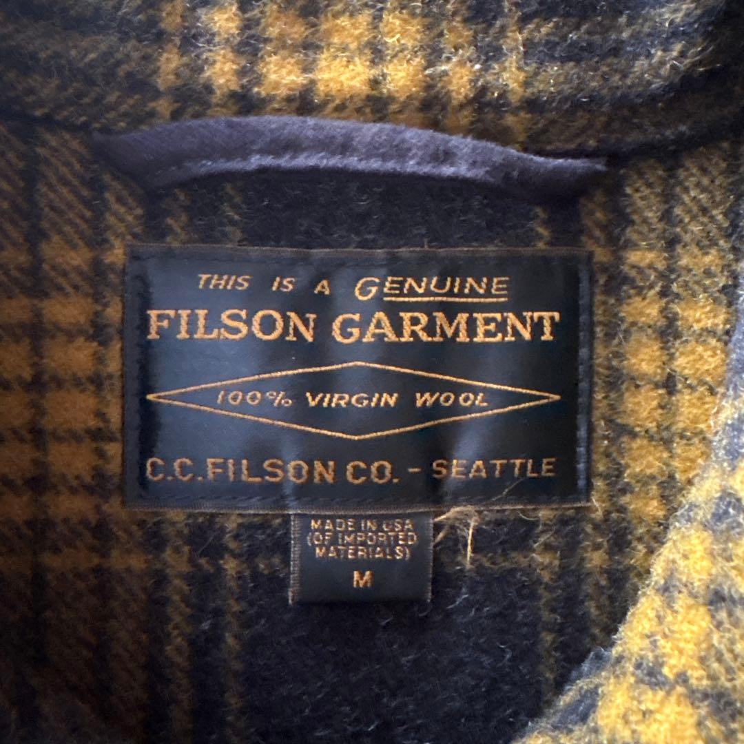フィルソンマッキーノクルーザージャケットゴールドオンブレ FILSON M